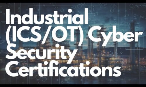 Cybersecurity for Industrial Control Systems (ICS) & Operational Technology (OT) Certificate